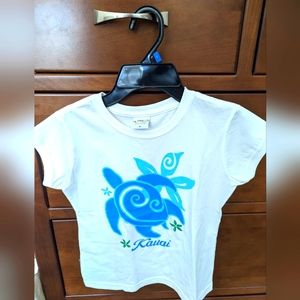 Girls Hawaiian Turtle T SHIRT